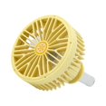 thumbnail image 1 of Ventilador de ventilación de aire para automóvil, rotación USB 360, accesorio colorida firmemente , para automóvil, camión, , AMARILLO Baoblaze Ventiladores de coches eléctricos, 1 of 8