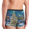 thumbnail image 4 of Kdxio Men's Boxer Briefs with Christmas Tree Print - Comfortable and Breathable Underwear for Everyday Wear, 4 of 7