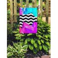 thumbnail image 2 of JSDART Abstract Sequin Border on Chevron Holiday Celebration Pattern for Festive Garden Flag Decorative Flag House Banner 28x40 inch, 2 of 2