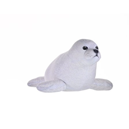Wild Republic Naturekins Harp Seal, Stuffed Animal, 12 Inches, Plush Toy, Fill is Natural Rubber