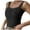 Black, variant on Women’s Sleeveless Solid Color Ribbed Tank Tops Casual Stretchy Comfortable Camisoles Sports Running Hiking Blouses