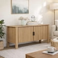 thumbnail image 6 of Hay TV Media Console- 47 Inch- 2 Doors w Adjustable Shelves- Beige, 6 of 9