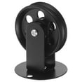 thumbnail image 3 of Wheel Pulley Hanging Lamp Chandelier Pulley Wheel Light Fixture Pulley DIY Lighting Accessory, 3 of 8