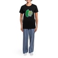 thumbnail image 4 of CafePress - Dill With It Pajamas - Women's Short Sleeve Print T-Shirt and Pants Dark Cotton Pajama Set, 4 of 7