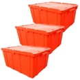 thumbnail image 1 of Cajas Organizadoras Apilable StorBox 3 Pzas 35kg 61x50x31cm Apilable Bisagras Polietileno Color Naranja., 1 of 1