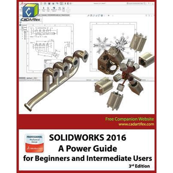 Pre-Owned Solidworks 2016: A Power Guide for Beginners and Intermediate Users (Paperback) 1530723817 9781530723812