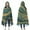 Teal Gold Marble, variant on Wearable Blanket,Blue Gold Marble Pattern Hooded Wearable Flannel Blanket for Adults & Teens,Winter Poncho Shawl Wrap Cape Cozy Anti-Pill,50"x60"