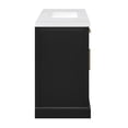 thumbnail image 5 of BridgePoint Home Clara 48" Single Sink Bathroom Vanity in Black with White Stone Top, 5 of 17