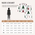 thumbnail image 6 of Bingfone Womens Pajama Sets Buffalo Plaid Christmas Trees Print,Long Sleeve Loungewear Pajamas Set-X-Large, 6 of 9