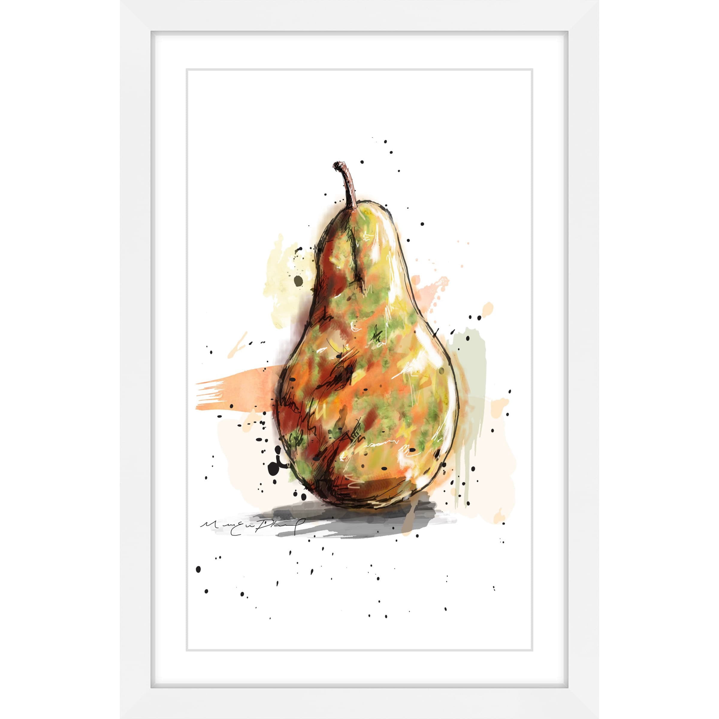 Marmont Hill Botanical Cuisine Food Framed Art Print, by Marie-Eve Pharand
