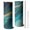Teal Gold Wave, variant on 20oz Teal Gold Wave Marble Pattern Skinny Tumblers Stainless Steel Tumbler with Lid and Straw,Vacuum Insulated Double Wall Travel Tumbler Cups with Cleaning Brush for Coffee,Tea