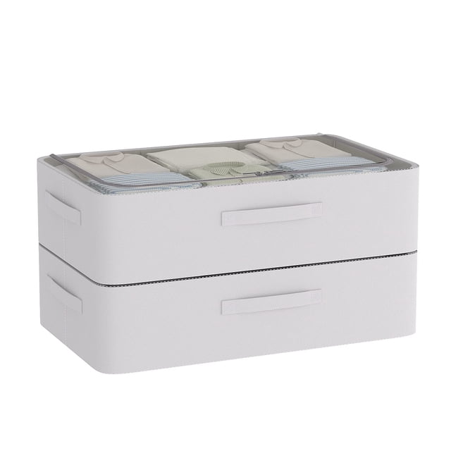 Caja de almacenamiento con marco para debajo de la cama, tela Oxford