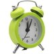 thumbnail image 1 of Mini Alarm Clock Cute Cartoon Family Travel And Exam Alarm Ticking (green), 1 of 3
