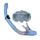 thumbnail image 3 of Conjunto de snorkel seco kusrkot Máscara de buceo Adultos Lente transparente a prueba de fugas Azul, 3 of 8