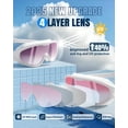 thumbnail image 3 of Gafas de natación Rantizon, 2 unidades, visión amplia, antivaho, UV, para adultos, 3 of 7
