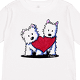thumbnail image 4 of Inktastic Valentine Westie Duo Boys or Girls Long Sleeve Toddler T-Shirt, 4 of 5