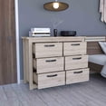 thumbnail image 4 of Tuhome Eiffel Kitchen Pantry with Two Open Shelves, Single-Door Cabinet, Multi-Level, 4 of 6