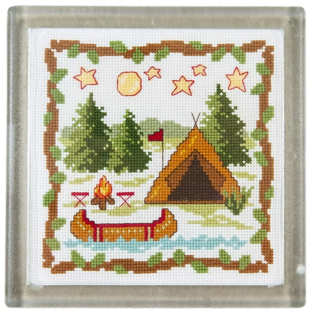 Herrschners® Camping Trivet Counted CrossStitch Kit