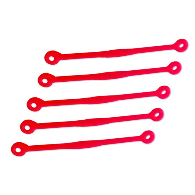 Soidarity Amortiguador de tenis de 5 piezas, suministros de repuesto para deportes, repuestos deportivos ligeros, amortiguadores duraderos para Tenis Rojo