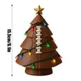 thumbnail image 3 of Football Theme Mini Christmas Trees with Lights Multicolor Lights & Star Topper for Tabletop Table Decoration Figurine Set, 3 of 6