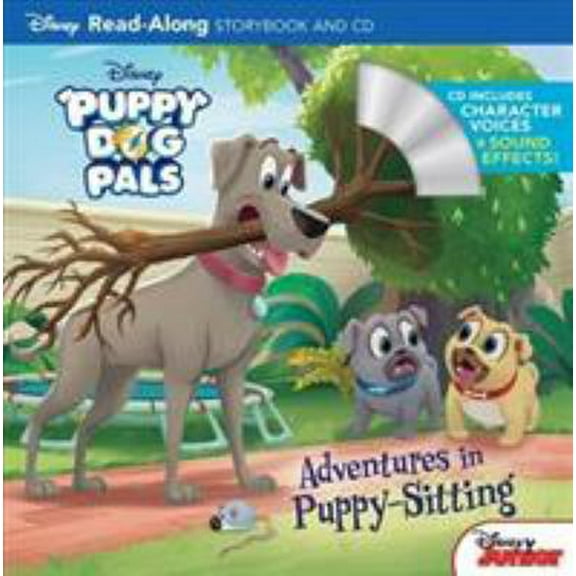 Pre-Owned Puppy Dog Pals Read-Along Storybook and CD Adventures in Puppy-Sitting (Paperback) 136801030X 9781368010306