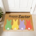 thumbnail image 4 of Ohufall Rabbit Pattern Easter Welcome Mat Absorbent Non Slip Doormat Indoor Outdoor Easter Decor For Entryway, 4 of 6