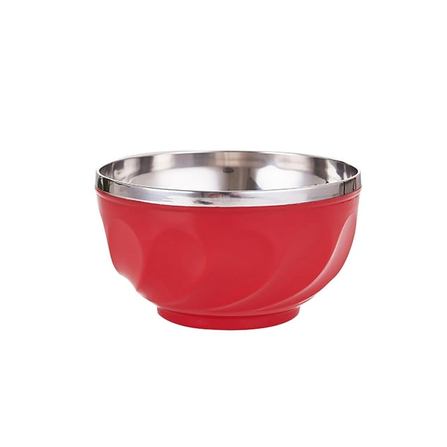 Dvruxg Bol à Crème Glacée en Acier Inoxydable Isolé à Double Paroi Bols à Dessert Tasses à Crème Glacée Réutilisables Bonbon Colorice Contenant Outils Bricolage pour Fête d'Anniversaire