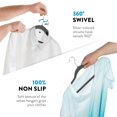 thumbnail image 3 of Velvet Ultra Slim Non Slip Shirt Hangers  100 Pack  Gray, 3 of 7