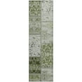 thumbnail image 2 of Addison Rugs Mayfield Washable Transitional Panel Green Runner Rug, 2'3" x 7'6", 2 of 5