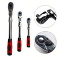 thumbnail image 6 of 72Tooth Flex Head Socket Ratchet Wrench Extendable Spanner 1/4" 3/8" 1/2" For Garage Workshops Auto Repair Hand Tools, 6.35mm, 6 of 12