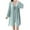 Light Blue Sleepwear for women and men _r, variant on AINIYS V Neck Velvet Lace Trim Sleep Dress and Robe Set, Solid Color, Adjustable Straps, Women's Pajama Nightwear for Relaxing Nights Wine L