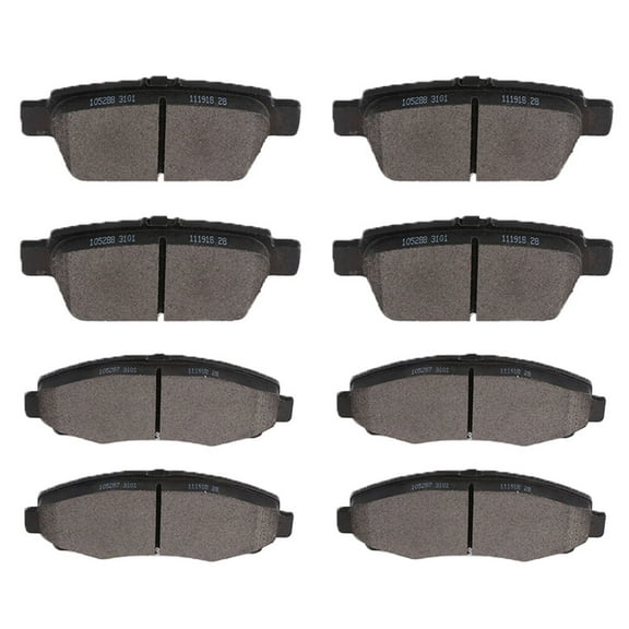 SCITOO Ceramic Brake Pads Kits Brakes Pads Set fits for 2006 2007 2008 2009 2010 2011 for Honda Ridgeline 8pcs