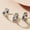 01 Antique Silver DZ 818, variant on Women's Fashion Ring Set of 3, Retro Aloofness Style, Geometric, Animal Zodiac, Electroplated Alloy Rings, Gift for Her