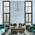 thumbnail image 4 of Livex Lighting Daphne 18 Light Foyer Chandelier in Brushed Nickel, 4 of 9