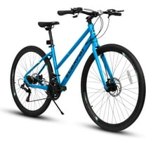 UPANBIKE 700C Road Bike for Men Women 21-Speed Lightweight Aluminum Alloy Frame Disc Brakes City Commuting Bicycle Gift