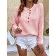 thumbnail image 5 of Suéteres Para Mujer, Suéteres de Otoño , Moda Informal, Cuello en V, Color Sólido, Blusa de Manga Larga Odeerbi ODB147237, 5 of 6
