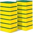 thumbnail image 4 of DecorRack 14 Cleaning Scrub Sponges for Kitchen, Dishes, Bathroom, Non-Scratch Scouring Pad, (Pack of 14), 4 of 6