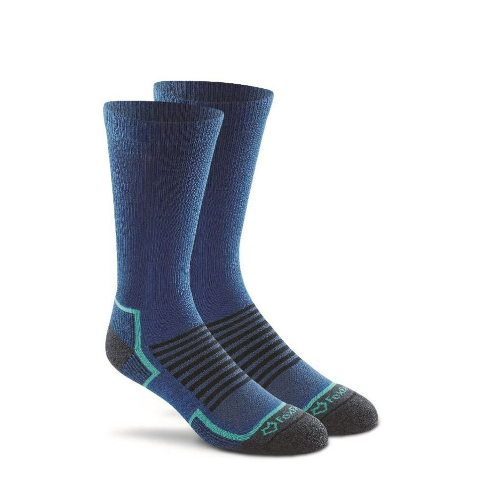 Fox River Fox River Adult Basecamp Lightweight Crew Socks, L, Cobalt