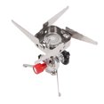 thumbnail image 6 of M Buder Folding Pocket Stove, Portable Emergency Gas Stove for Camping, Ultralight Collapsible Burner with Storage Case for Outdoor Picnic, Backpacking, and Hiking Activities, Silver, 6 of 6