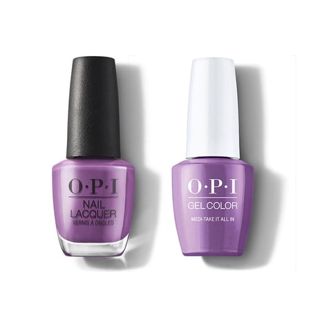 OPI GelColor & Nail Lacquer Polish COMBO Set [Medi-take It All In 0.5 oz] FALL WONDERS Collection Fall 2022 * BEAUTY TALK LA *