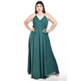 thumbnail image 4 of Vestido largo de fiesta Roman Fashion /Tallas Extras, 2008 (Verde botella) verde oscuro 42, 4 of 4