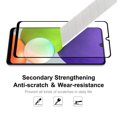 thumbnail image 3 of Samsung Galaxy A22 4G HATT PRINCE Full coverage Tempered glass Black Transparent, 3 of 5