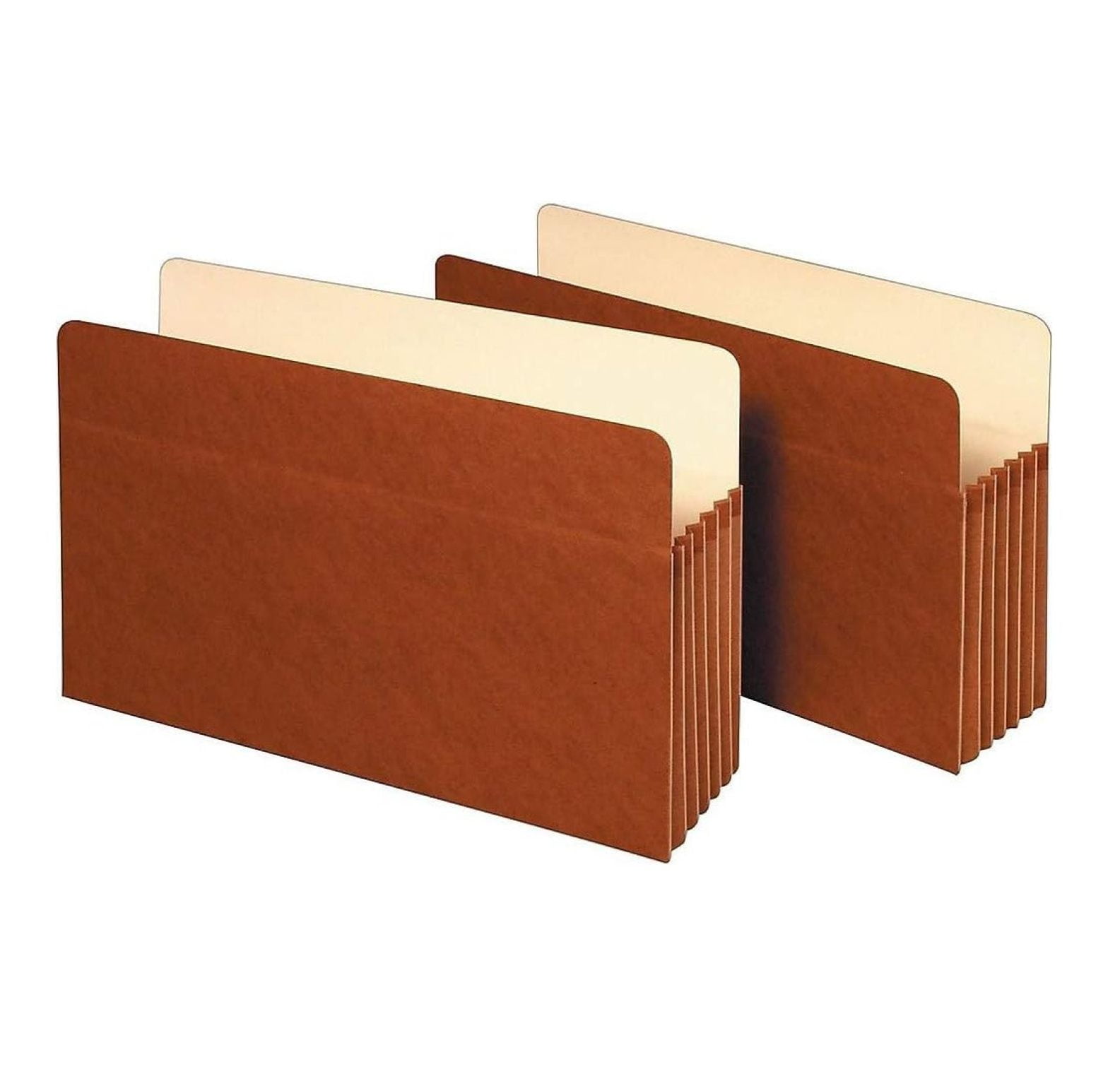 File Pocket Folders, 5.25 Inch Expandable Sides, Legal Size, Easy Organizing & Document Storage, 10-Pack, Brown