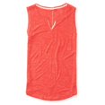 thumbnail image 2 of Camiseta sin mangas Aeropostale para mujer con rayas Pop-Color naranja mediana, 2 of 2