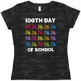 thumbnail image 3 of Inktastic 100th Day of School with Tally Marks Women's T-Shirt, 3 of 5