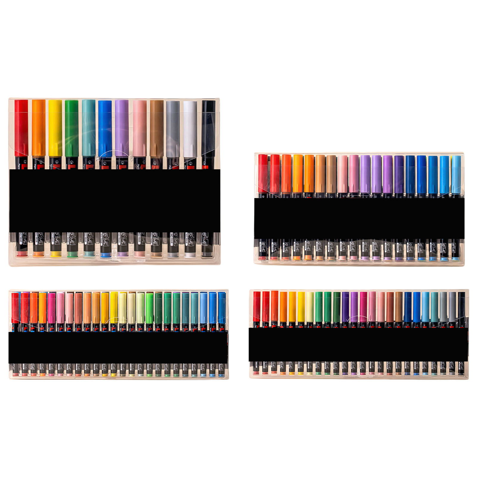 12/24/36/48 Color Acrylic Paint Pen Liquid Brush Acrylic Marker for Painting on Paper Stone Glass Canvas Ceramic