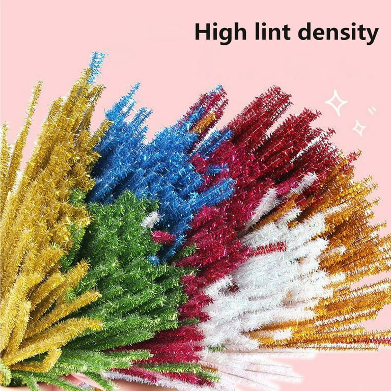 Uxcell 30cm/12 inch Pipe Cleaners Chenille Stems for DIY Art Crafts Golden  Yellow 200 Pack