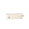 thumbnail image 2 of Cute Corduroy Pencil Case Pouches with Zipper, Large Flower Printing Pen Bag Stationery Marker Organizer, Pencil Case Dispenser for Classroom School Crayon Box, 2 of 7