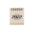 thumbnail image 1 of PVCS 2022 Desktop Calendar Student Portable Notepad Ornament Decoration Beige, 1 of 6