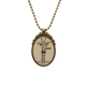 thumbnail image 1 of Collar Giraffe Colgante Vintage de bronce antiguo 4.0 cm x 3.0 cm, 1 of 3